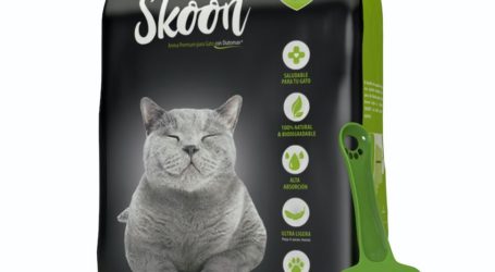 Inova® lanza al mercado Skoon®, la primera arena para gatos 100% biodegradable