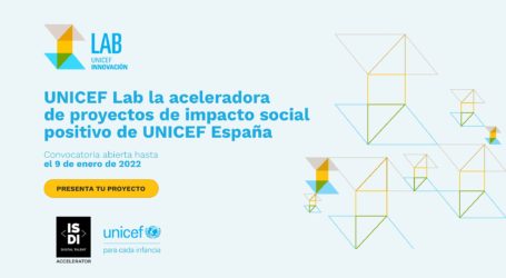 UNICEF España e ISDI Accelerator buscan proyectos de impacto social y sostenibles para UNICEF Lab