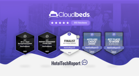 La tecnología de Cloudbeds obtiene cinco premios en los HotelTechAwards 2022